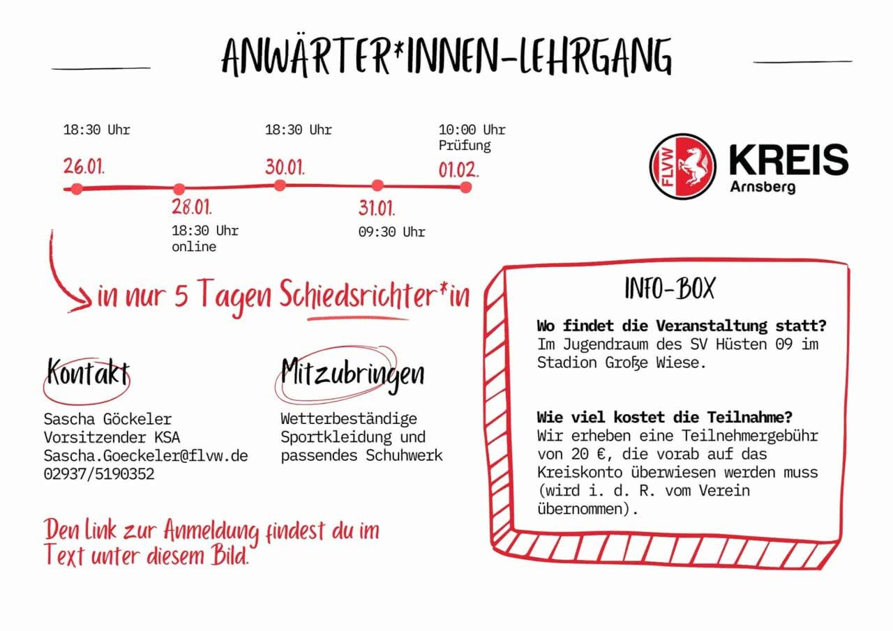 Werde Schiedsrichter – Starte Deine Karriere im Team mit der Pfeife!